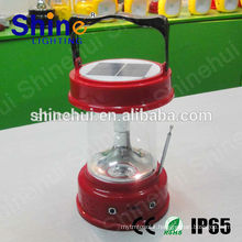 High quality With radio powered solar camping lantern / solar camping light